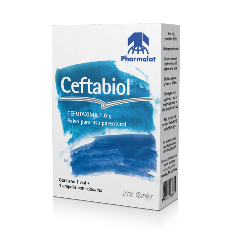 CEFTABIOL 1 SOLUCION INYECTABLE