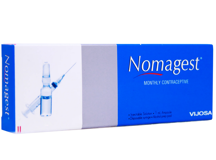 NOMAGEST ANTICONCEPTIVO MENSUAL SOLUCION INY CAJA X 1 KIT