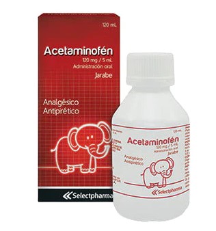 ACETAMINOFEN 120 MG JARABE FRASCO X 120ML