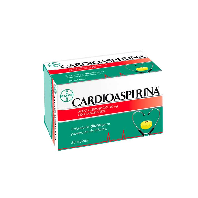 CARDIOASPIRINA - 81MG CAJA X 30TAB
