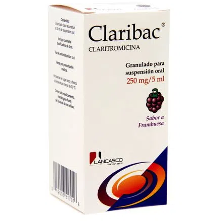 CLARIBAC 250MG/5ML - POLVO DE SUSPENSION - FRASCO 50ML