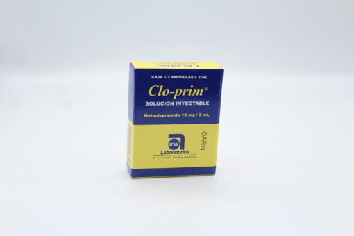 CLOPRIM CAJA X 3 AMP