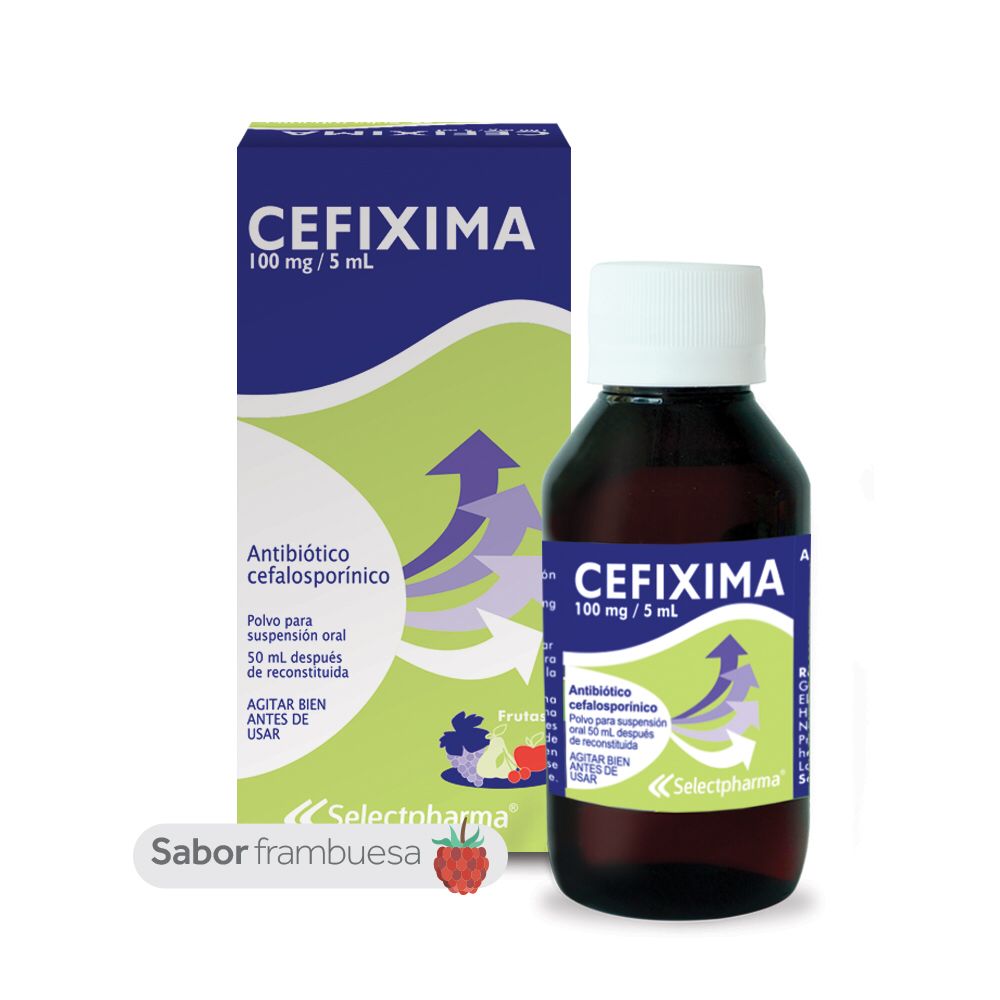 CEFIXIMA SUSPENSIÓN FRASCO 50ML (SELECT)
