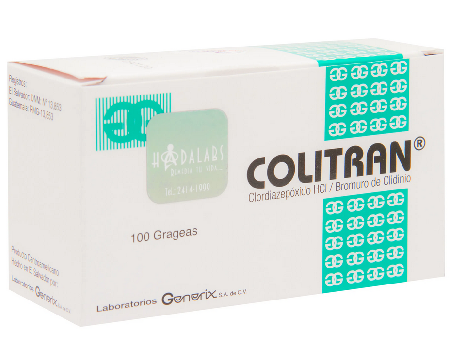 COLITRAN - CAJA x 100 GRAJEAS (BLISTER 10 TAB)