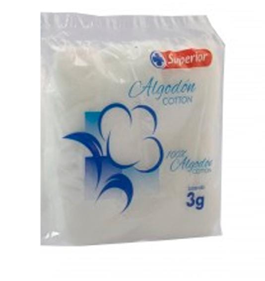 ALGODON SUPERIOR - BOLSA 3GR