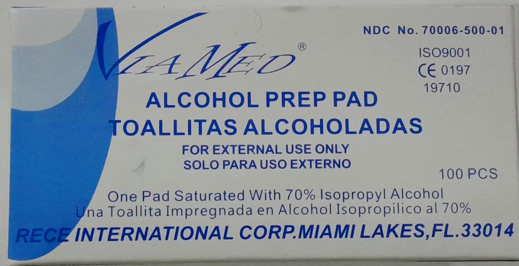 TOALLITAS ALCOHOLIZADAS