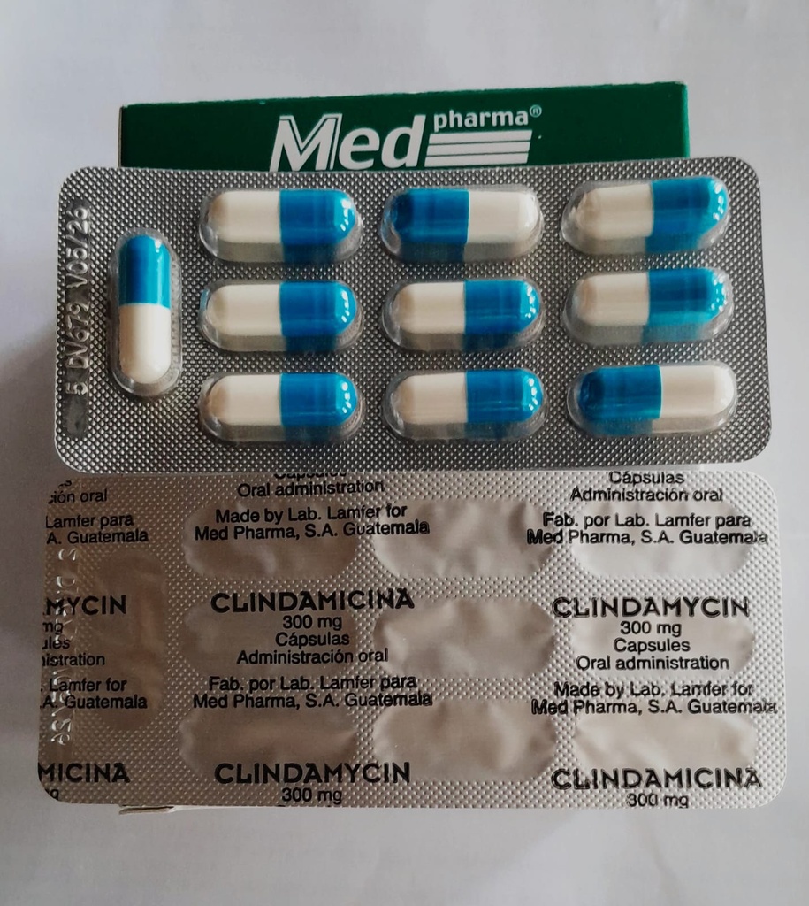CLINDAMICINA 300 MG  (UNIDAD)