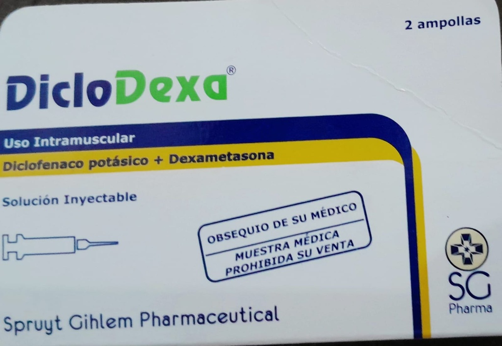 DICLODEXA AMPOLLA INY