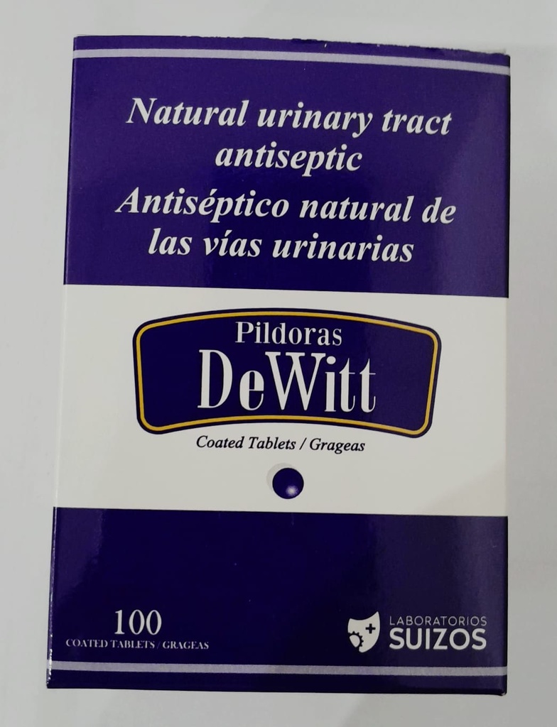 PILDORAS DEWITT - WELLCO & LABORATORIOS SUIZOS