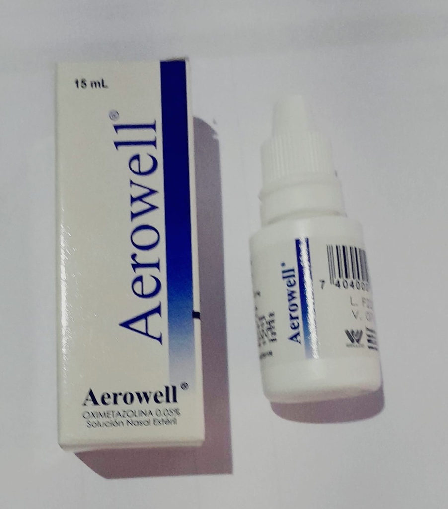 AEROWELL ADULTOS 0.05% 15ML SOLUCION NASAL GOTAS - WELLCO