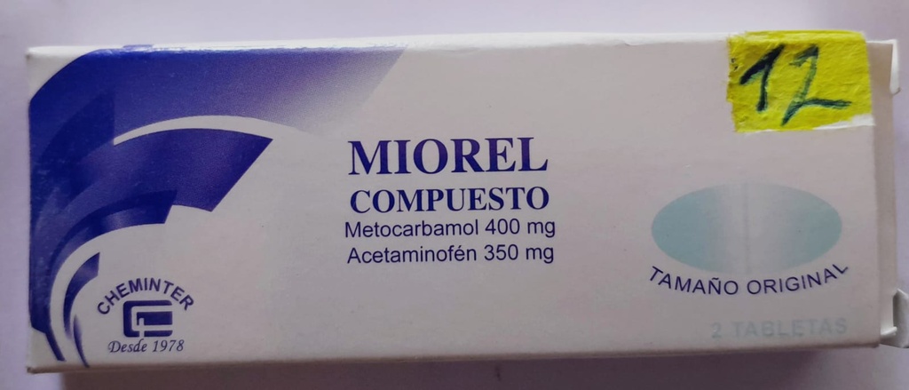 MIOREL COMPUESTO - TABLETA UNIDAD