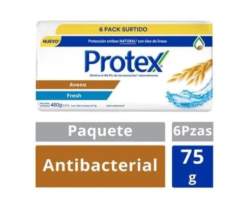 JABÓN ANTIBACTERIAL PROTEX MIX (AVENA + PREBIÓTICOS) - 110G