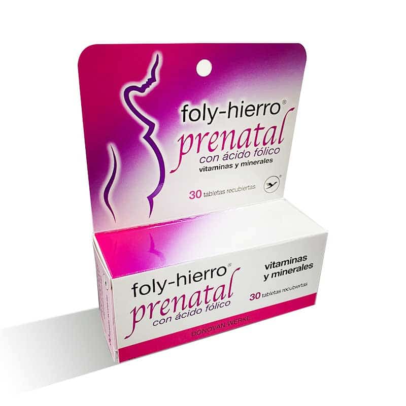 FOLY-HIERRO PRENATAL (DONOVAN) (BLISTER 10 TAB)