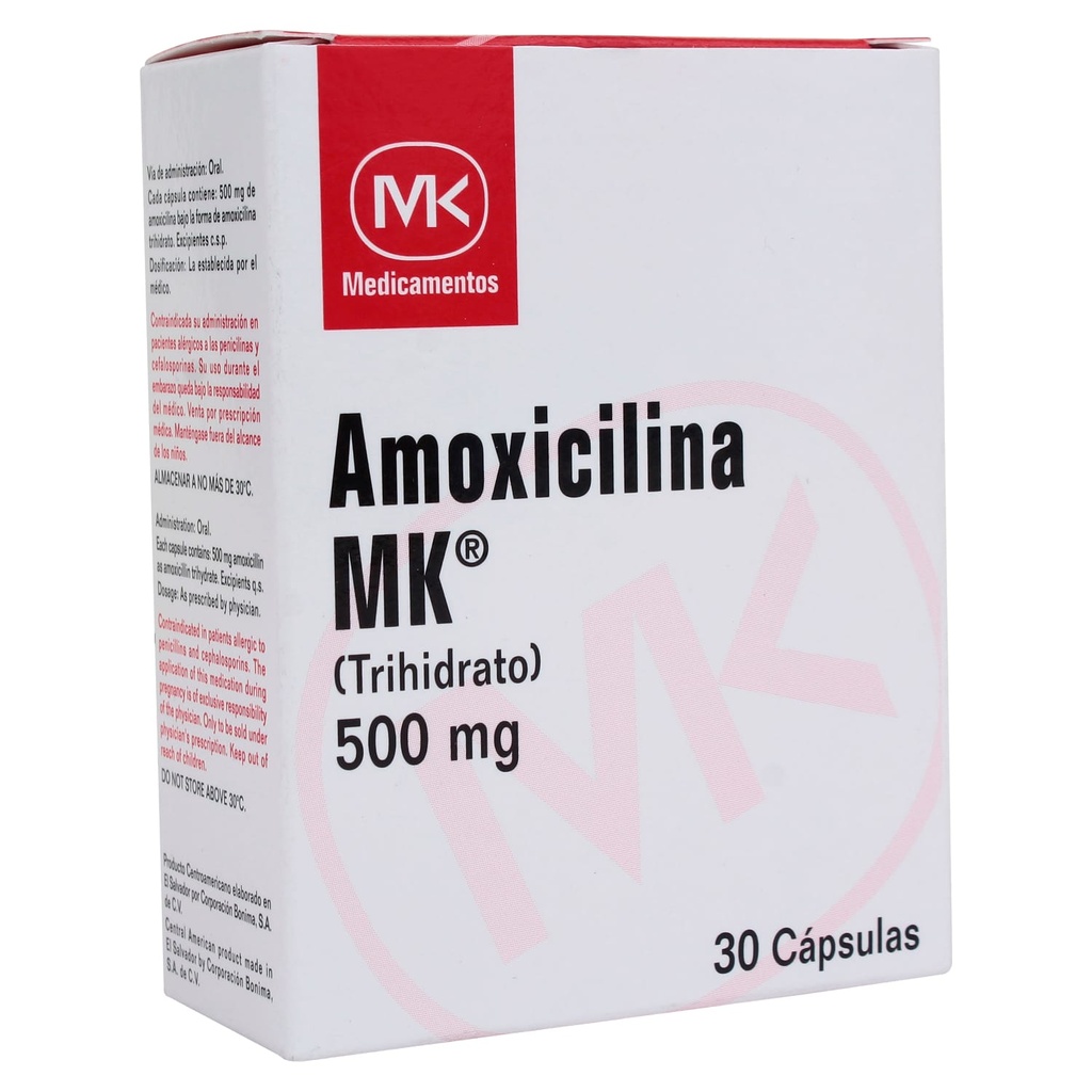 Amoxicilina 500mg MK 