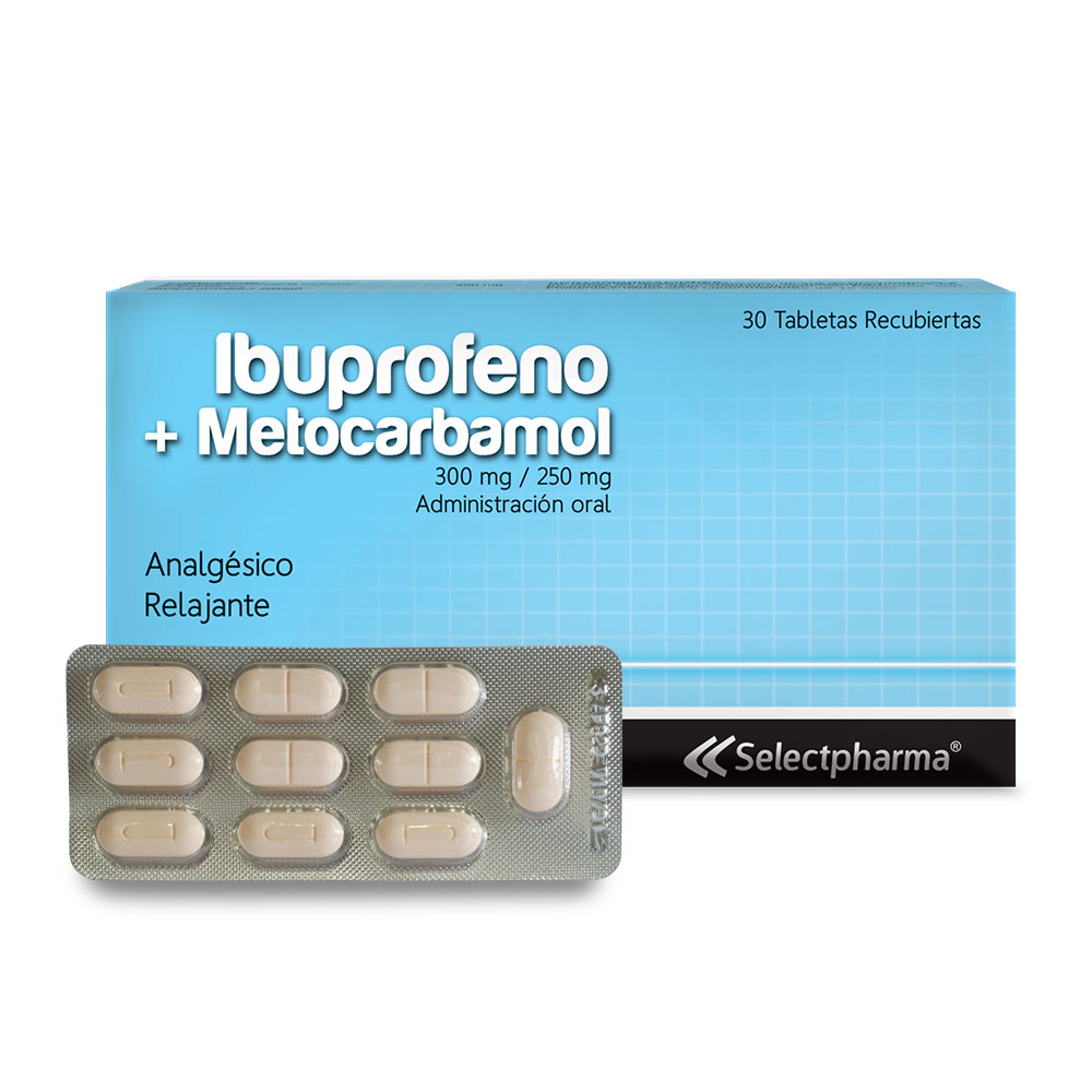 IBUPROFENO + METOCARBAMOL 300 - 250MG (SELECTPHARMA)