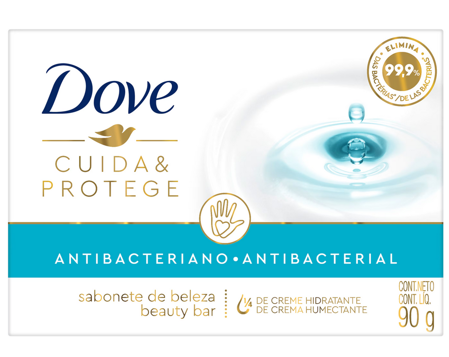 JABÓN DOVE ANTIBACTERIAL 90gr