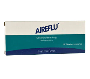 AIREFLU DESLORATADINA 5MG - 2 TAB RECUBIERTAS (M!)
