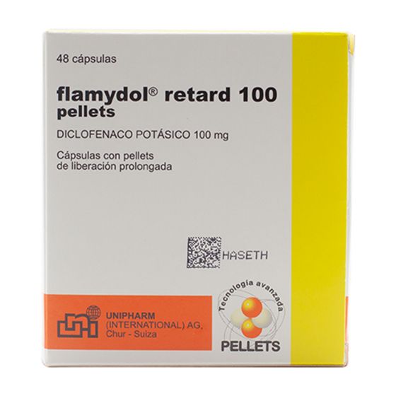FLAMYDOL RETARD 100MG - UNIDAD