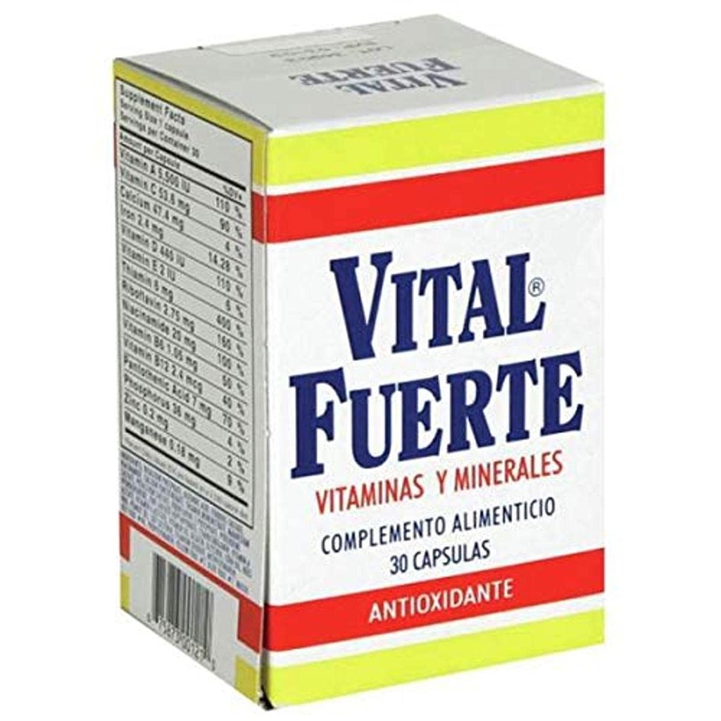 VITAL FUERTE 30+10CAP