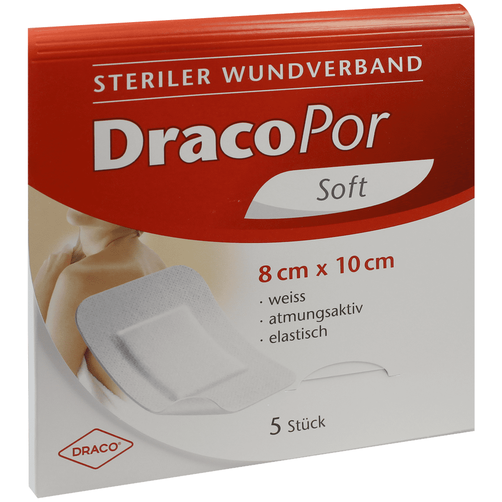 DRACOPOR SUAVE COLOR BLANCO 8CM X 10CM - 5UNID