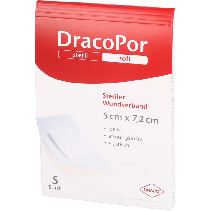 DRACOPOR SUAVE COLOR BLANCO 5CM X 7,2CM  - 5UNID