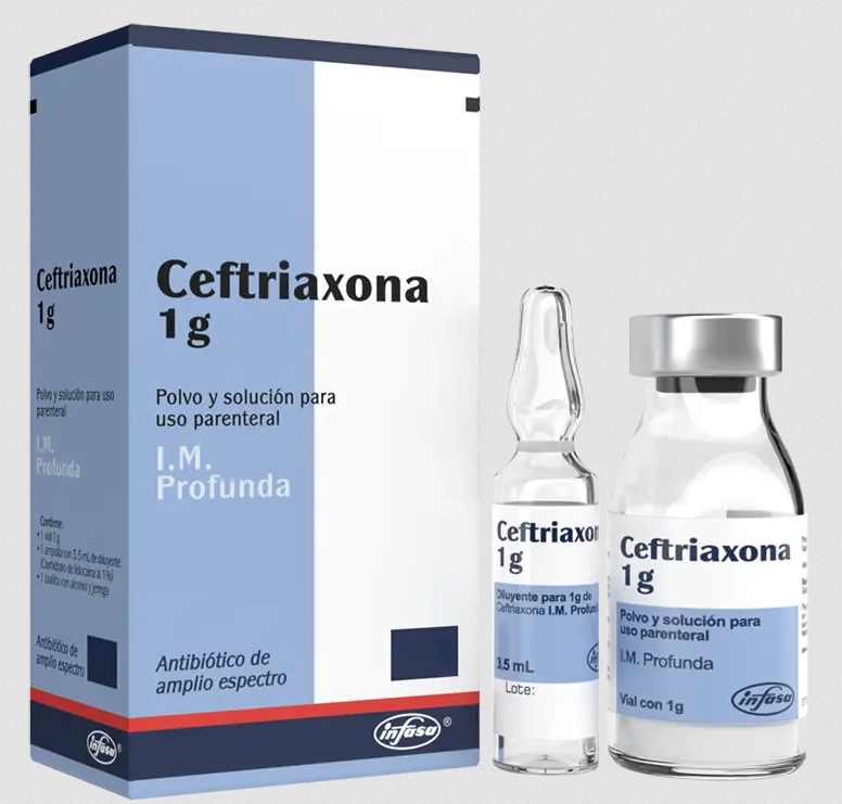 CEFTRIAXONA 1G INFASA