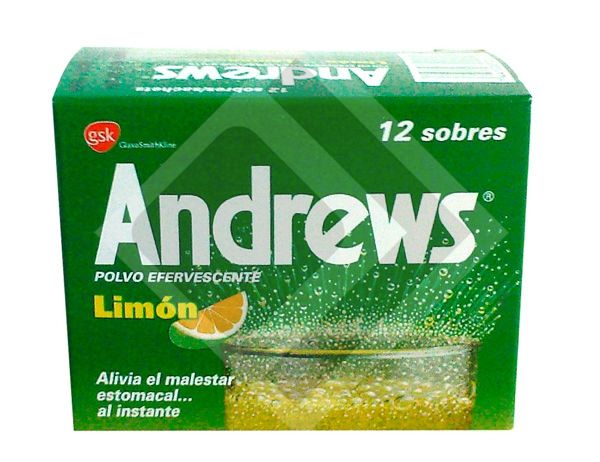 SAL ANDREW LIMON X 12 SOBRES
