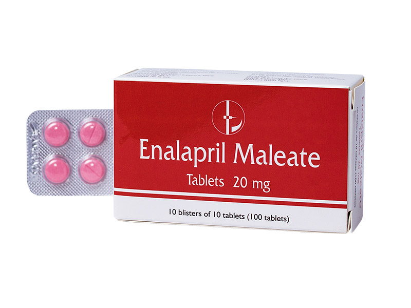 ENALAPRIL MALEATO 20 MG (BLISTER 10 TAB)