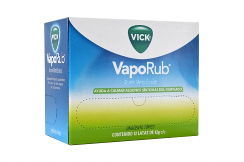 VICK VAPORUB 12G (CAJA 12 LATAS)