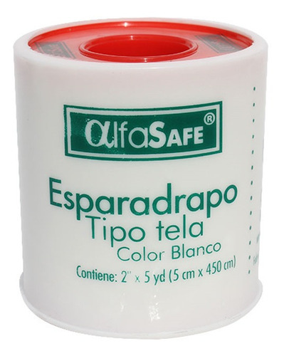ESPARADRAPO SEDA 2X10 YARDAS BLANCO * UNIDAD