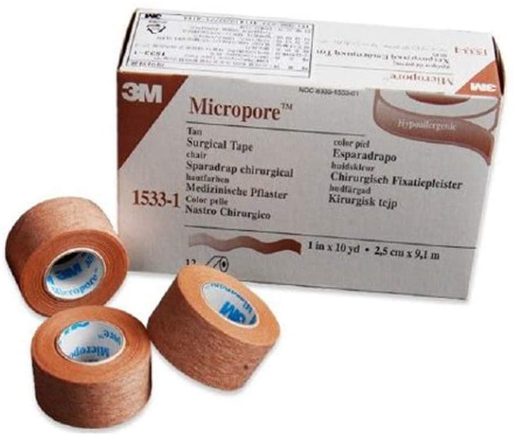 MICROPORE 1X10 YARDAS COLOR PIEL