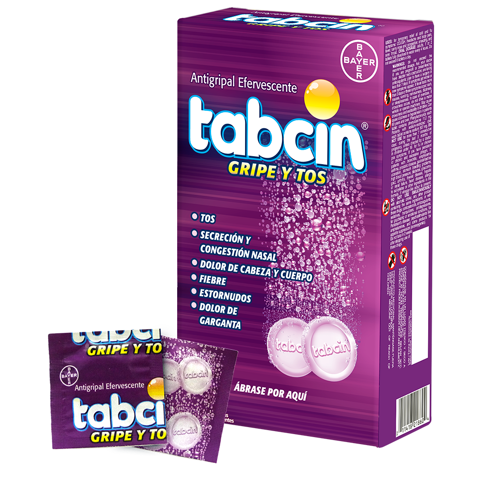 TABCIN GRIPE Y TOS 60TAB