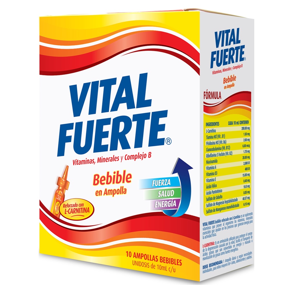 VITAL FUERTE AMPOLLA BEBIBLE - UNIDAD