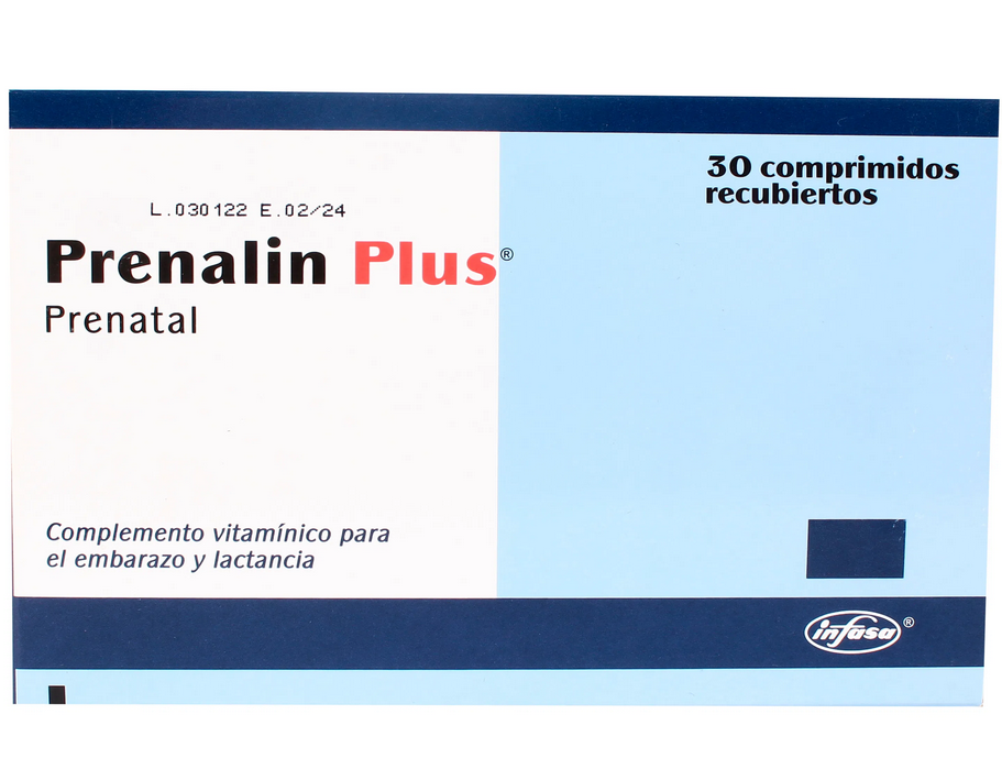 PRENALIN PLUS BLISTER 10 TABLETAS