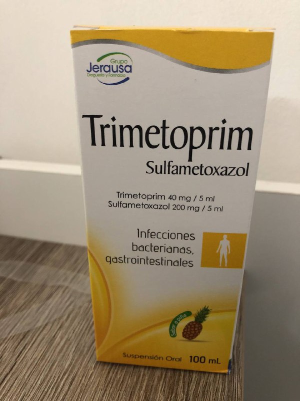 TRIMETOPRIM + SULFAMETOXAZOL 100 ML JARABE AMARILLO