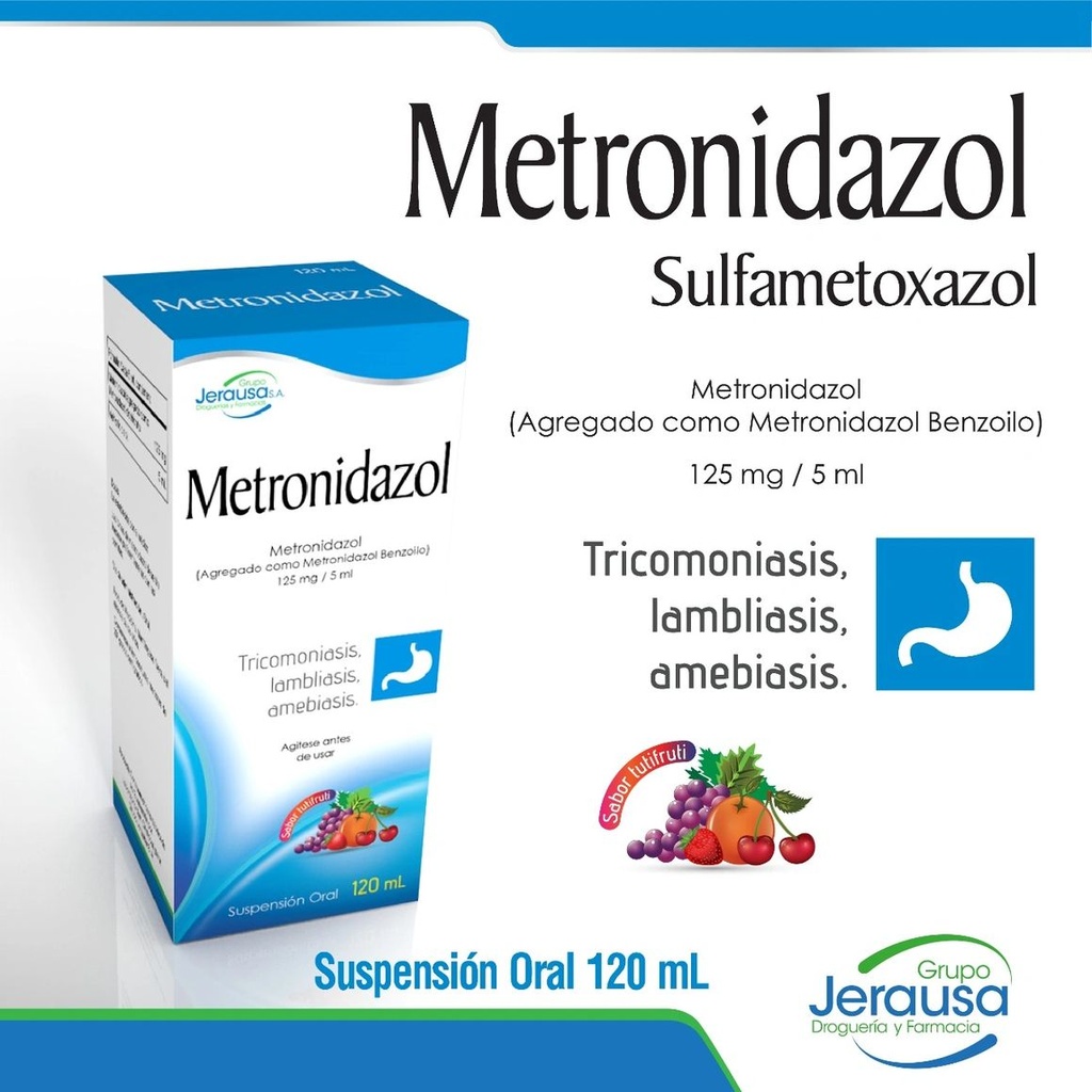 METRONIDAZOL JARABE FRASCO 120 ML