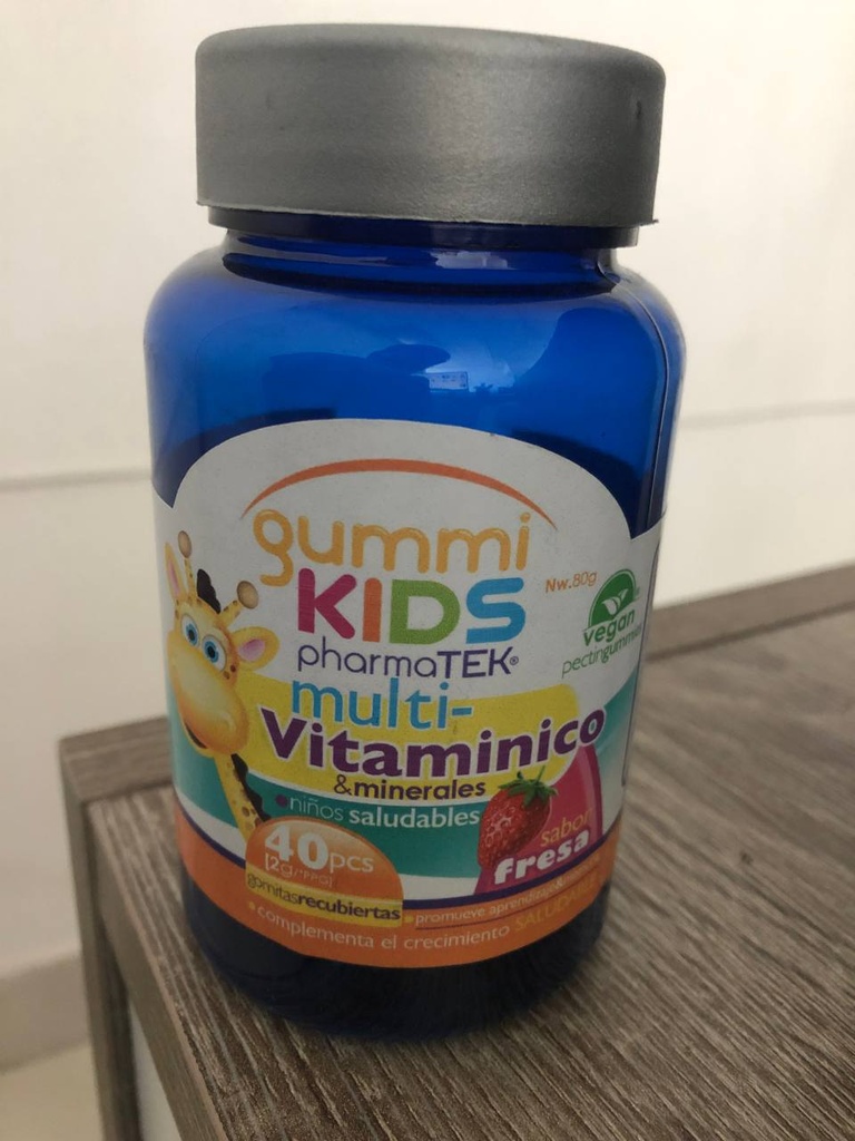 MULTIVIT Y MINERALES GUMMIES KIDS X 40 GOMITAS