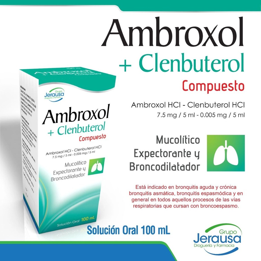 AMBROXOL COMPUESTO FRASCO 100 ML