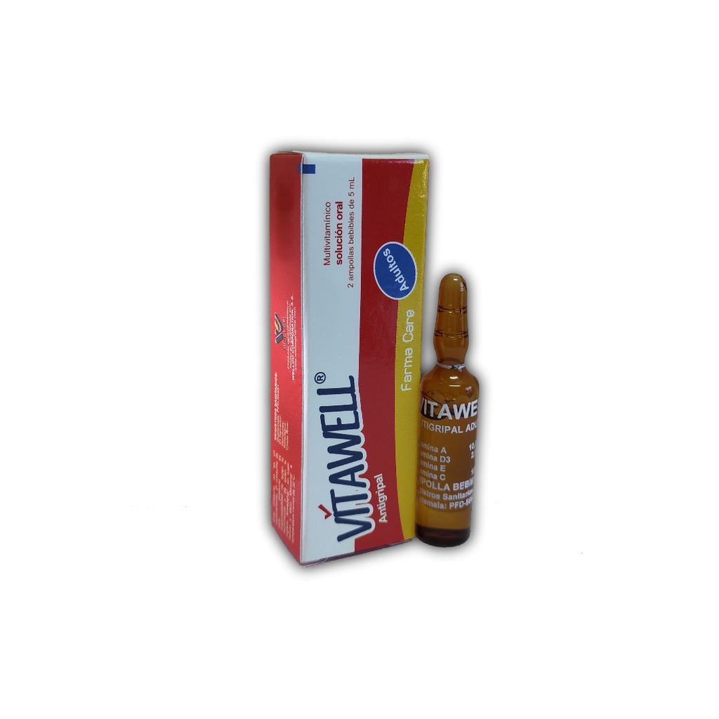 VITAWELL ADULTO X 2 AMP BEB 5 ML