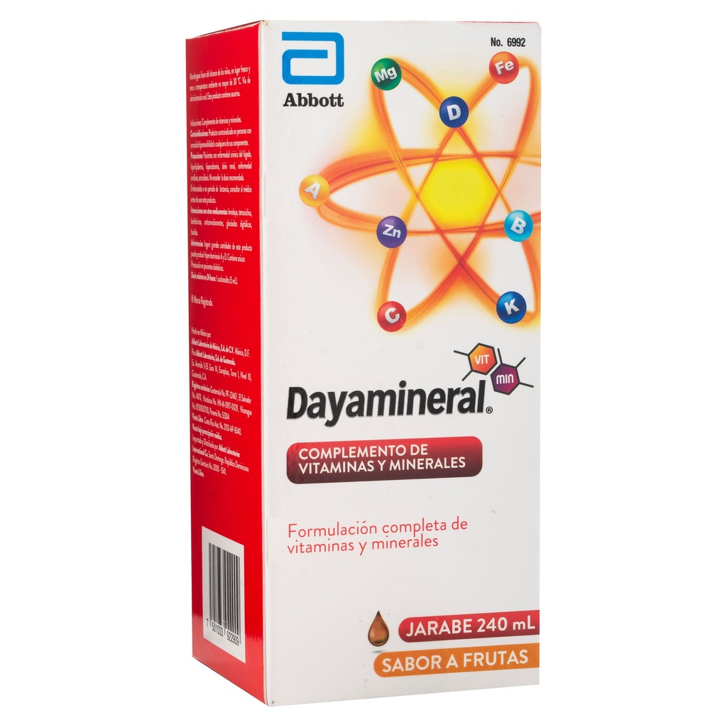 DAYAMINERAL JARABE 240 ML FRASCO