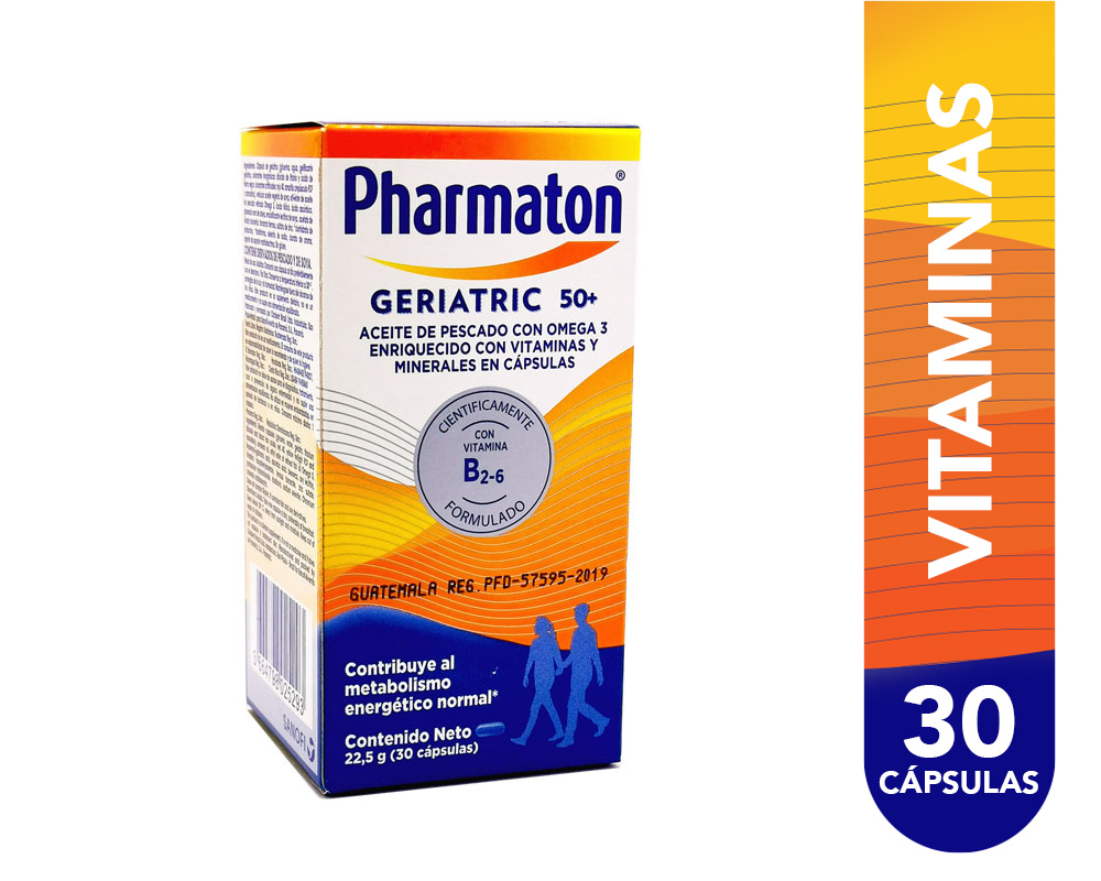 GERIATRICO PHARMATON X 30 CAPSULAS