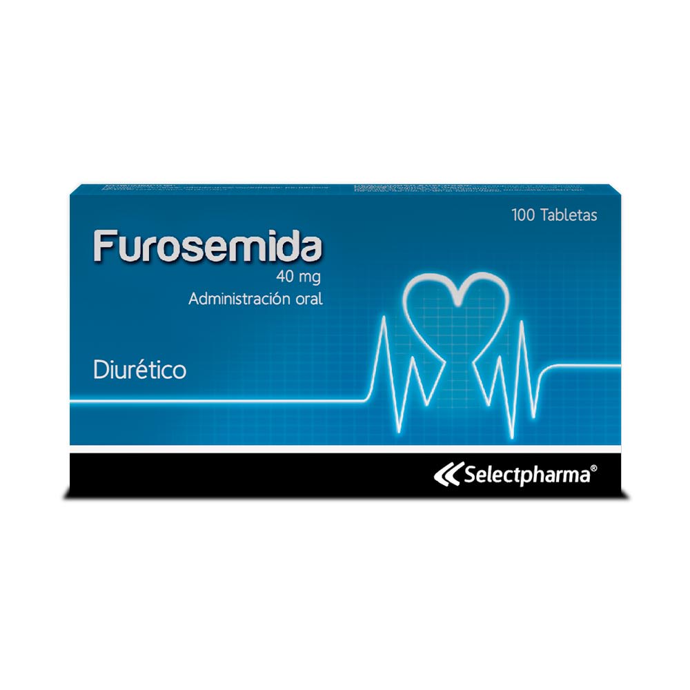 FUROSEMIDA 40 MG X 100 TABLETAS -SELECTPHARMA