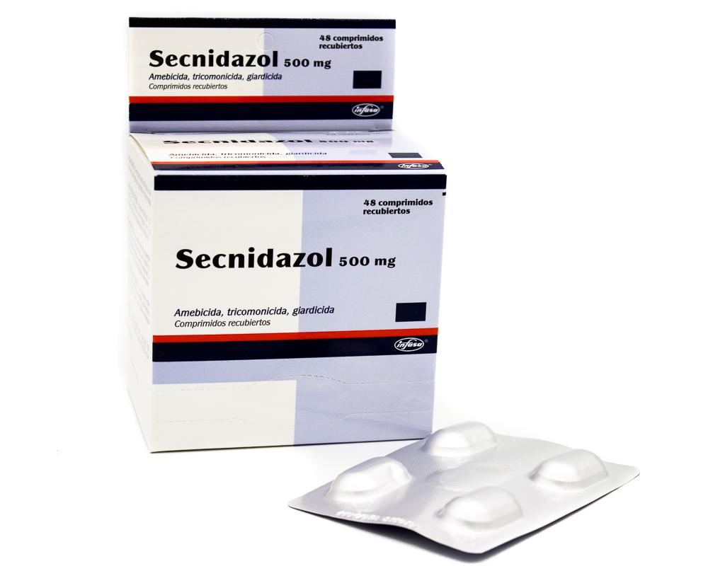 SECNIDAZOL 500MG X 4 TABLETAS - INFASA