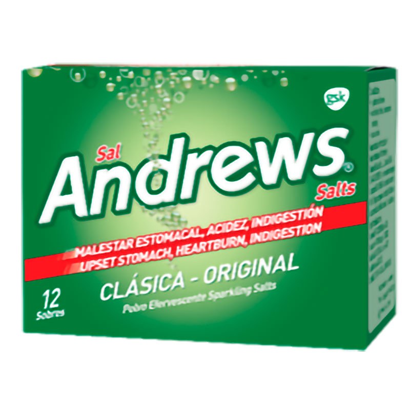 SAL ANDREWS X 12 SOBRES