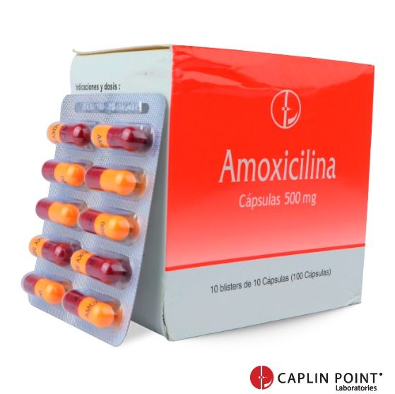 AMOXICILINA 500MG X UNIDAD CAPLIN POINT