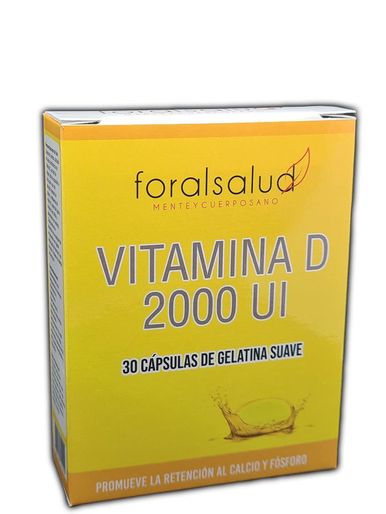 VITAMINA D 2000 FORAL X 30 CAPSULAS
