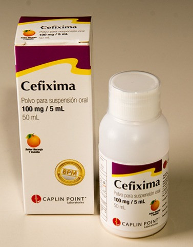 CEFIXIMA 100 MG FRASCO 50 ML CAPLIN