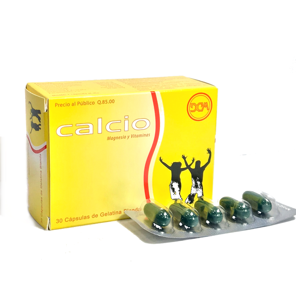 CALCIO + MAGNESIO Y VITAMINAS X 30 CAPSULAS