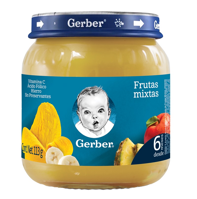 COMPOTA GERBER FRUTAS MIXTAS