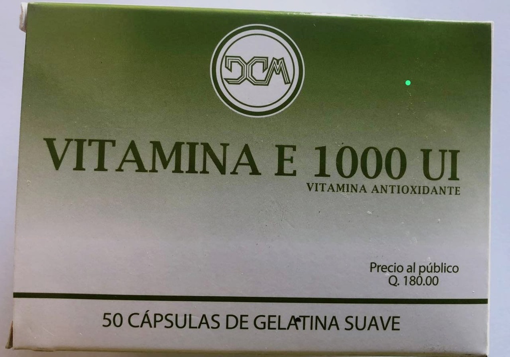 VITAMINA E 1000 UI conamep UNIDAD